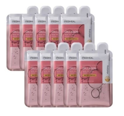 MEDIHEAL Collagen Nude Gel Mask Sheet 30ml x 10ea K-Beauty
