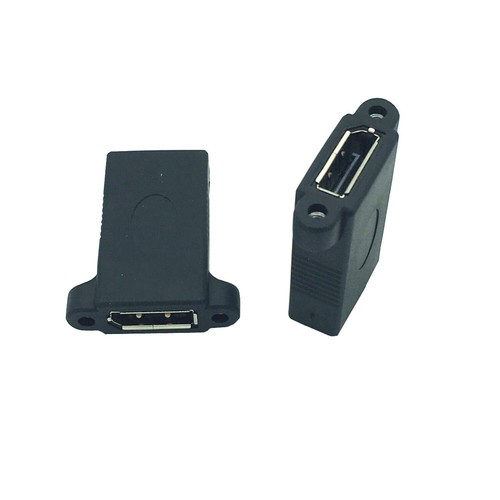 1pc DP Panel Mount Coupler Displayport Female to Female Straight-Through Adapter - Picture 5 of 12