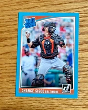 CHANCE SISCO 2018 Panini Chronicles #274 Donruss Rated Rookie RC Teal /199
