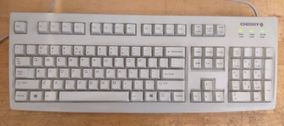 vintage Cherry RS 6000 USB G83-6104LUNEU-0 / 04 Keyboard w/rubber keyboard cover