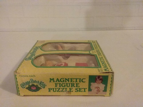 Vintage Cabbage Patch Kids Magnetic Figure Puzzle Set Complete With Box - Picture 7 of 8