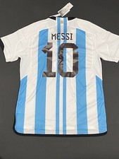 Adidas 2022 Authentic Argentina Home Jersey #10 Lionel Messi HF2158 size XL NWT