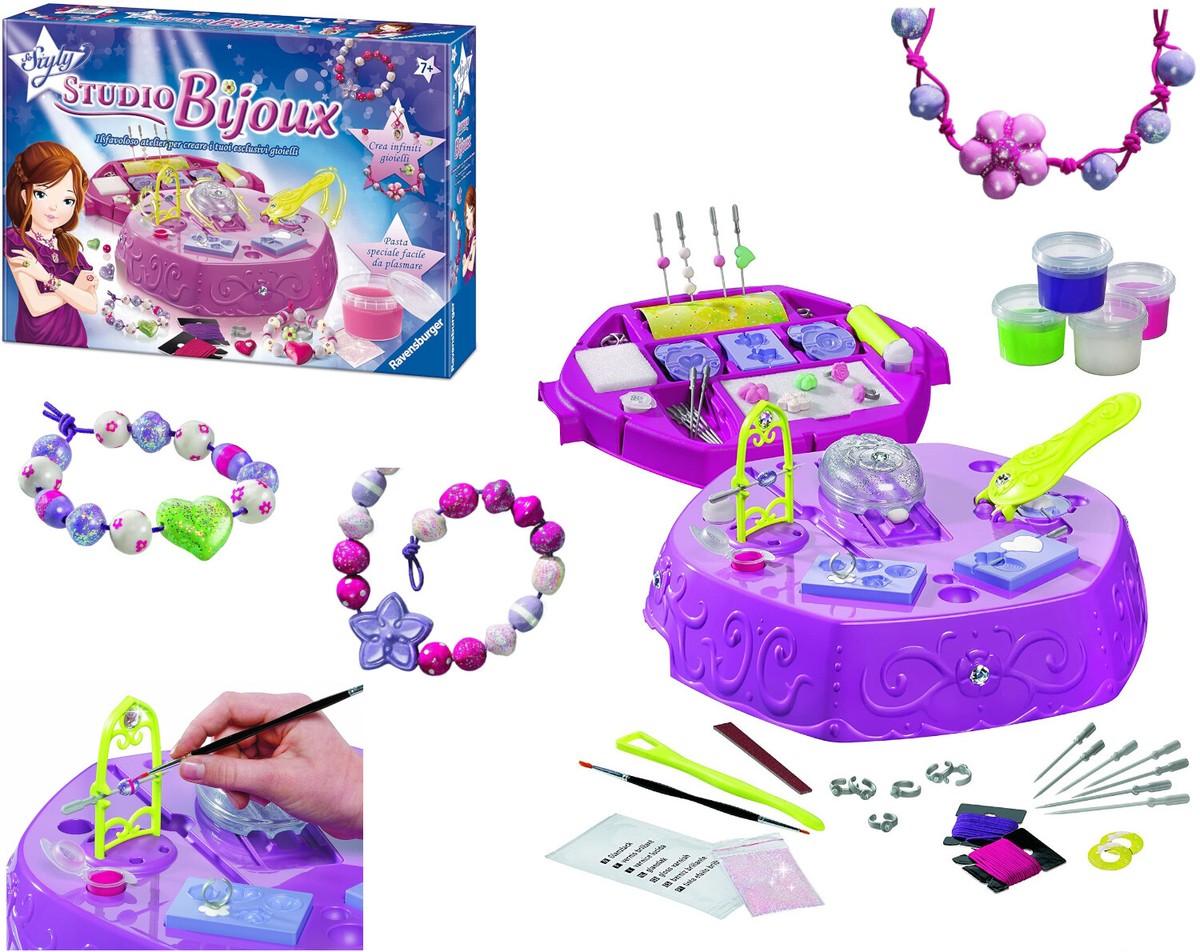 800pz Kit di Perline per Braccialetti, Kit per la Creazione di Braccialetti Fai Da Te Perline