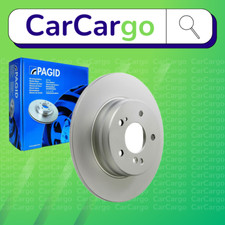 Pagid Solid Rear Brake Discs Pair For Mercedes SL 500 1992-2001 290 mm