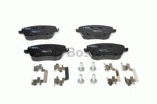 BOSCH Front Axle BRAKE PADS SET for SEAT CORDOBA 1.6 2003-2009 - Afbeelding 2 van 9