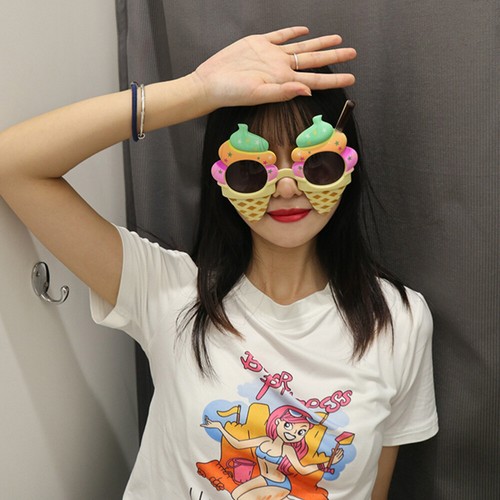 Colorful Ice Cream Glasses Birthday Plastic Eyeglasses Happy Kids