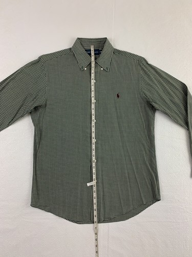 Polo Ralph Lauren Hemd Größe M grün kariert langarm Button Down - Bild 5 von 12