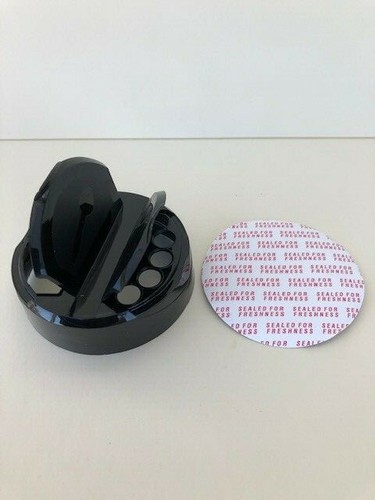 500ml Clear Plastic Square Gripper Spice/Storage Jars with Black Shaker Caps - Picture 4 of 4