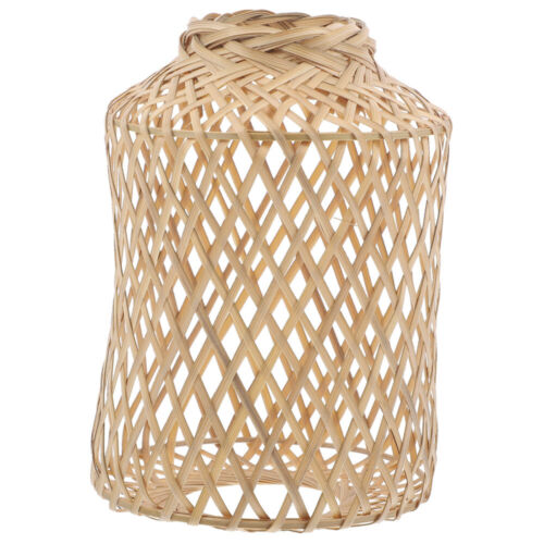 Lampenschirm Aus Seil Lichtschirmdecke Korbgeflecht Laterne Mit Bambus Haushalt - Bild 1 von 9