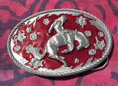 BRONC RIDING BELT BUCKLE NEW RIDER