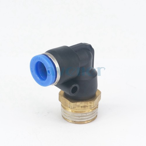 LOTE5 1/8""1/4"" 3/8"" 1/2"" BSP Macho -4/6/8/10/12 mm OD Tubo Codo Accesorio Neumático - Imagen 39 de 52