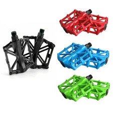 Bike Pedals Alloy Mountain Road MTB Colored Bicycle Nonslip Cycling Pedals 9/16"