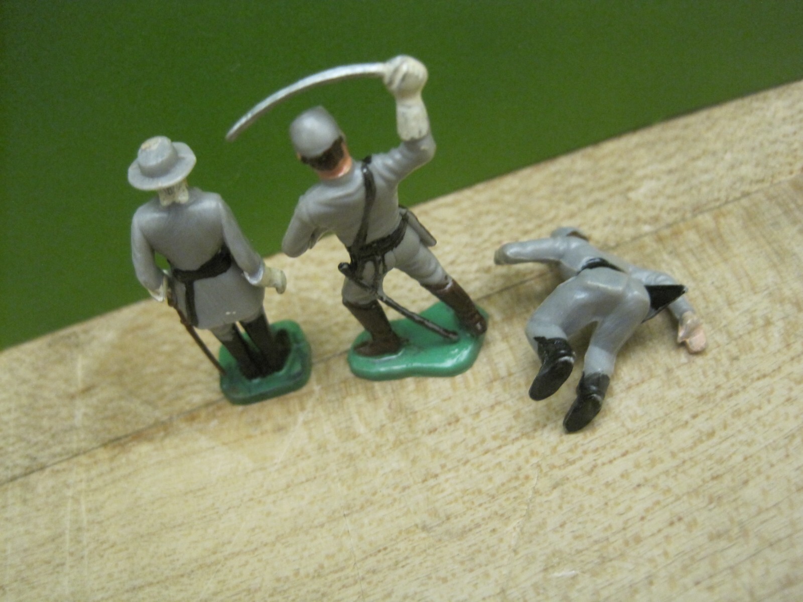 MARX MINIATURE CIVIL WAR PLAYSET CANNON HORSE ACCYS 1" HO PLASTIC TOY