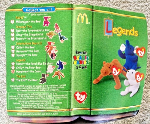 Humphrey The Camel Ty Teenie Beanie Baby Legende McDonalds SELTEN MIT FEHLER - Bild 4 von 9