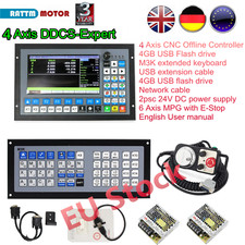 DDCS-EXPERT 4 Axis CNC Motion Controller Offline Run G code DC24V+MPG+Keyboard
