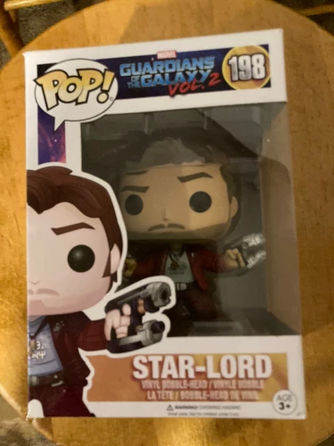 Funko Pop! Bobblehead Marvel Guardians GOTG Vol 2 Star-Lord #198