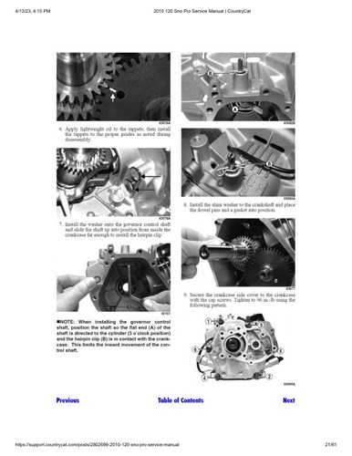 2010 Arctic Cat Sno Pro 120 Series Service Manual | Youth Snowmobile | USB - Imagen 4 de 12