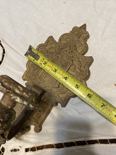 One LIGHT SCONCE Antique Metal Parts/Repair - Picture 12 of 13
