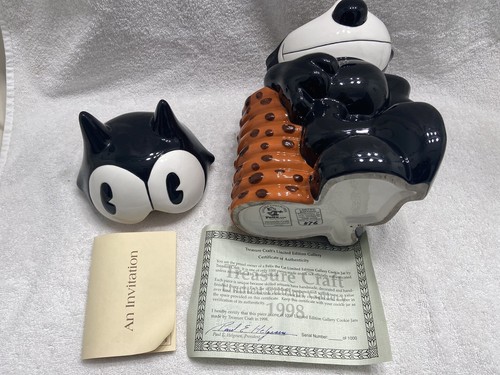 Felix The Cat Limited Edition Gallery Cookie Jar Treasure Craft 1998. COA #576 - Picture 9 of 10