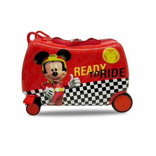 Valigia Trolley per bambino Disney Mickey Mouse bagaglio a mano spinner  4820 | eBay