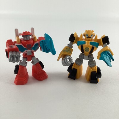 Transformers Playskool Rescue Bots Heatwave Bumblebee 3.5'' Action Figure Toy Lot