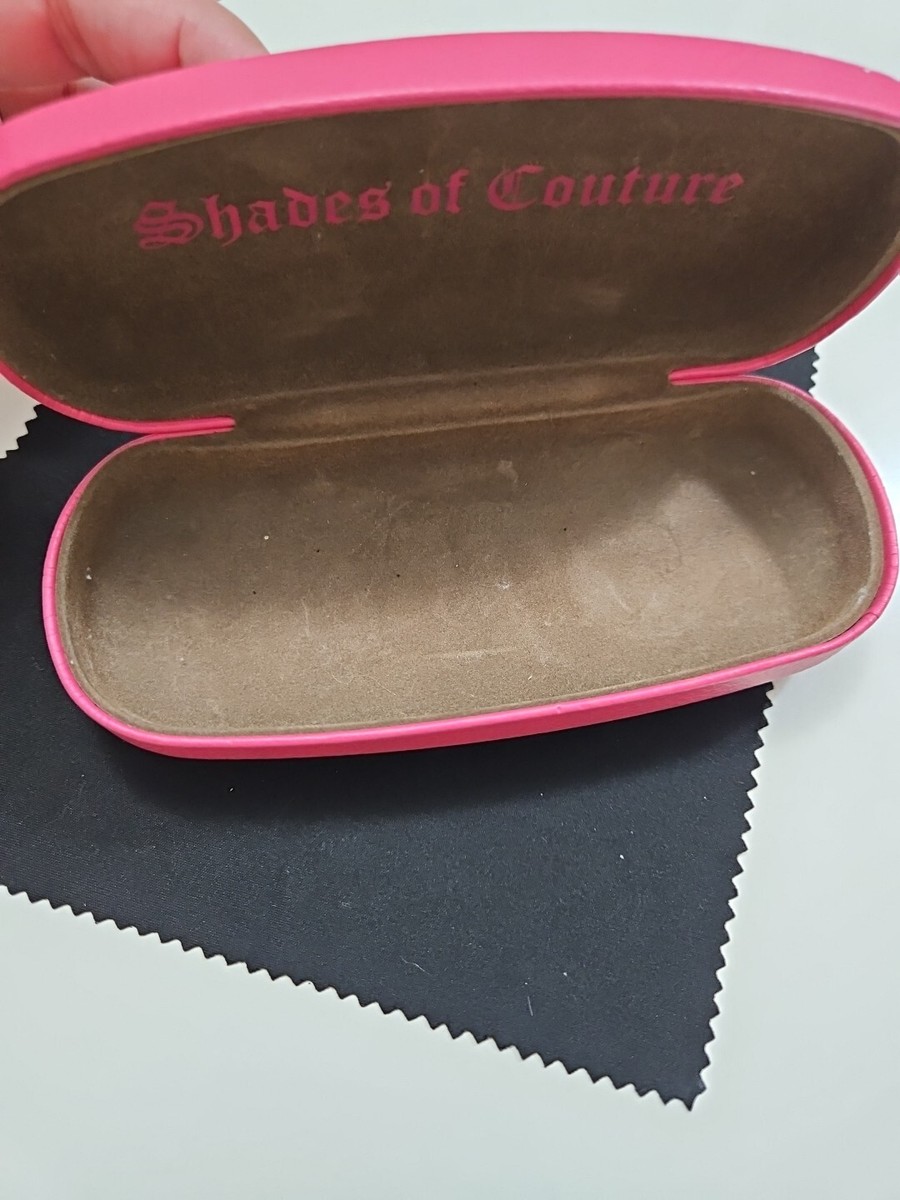 JUICY COUTURE HOT PINK CASE CLAMSHELL EYEGLASS SUNGLASS With  display picture 2