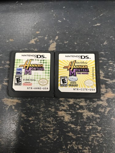 Nintendo DS games Hannah Montana & Hannah Montana The Movie