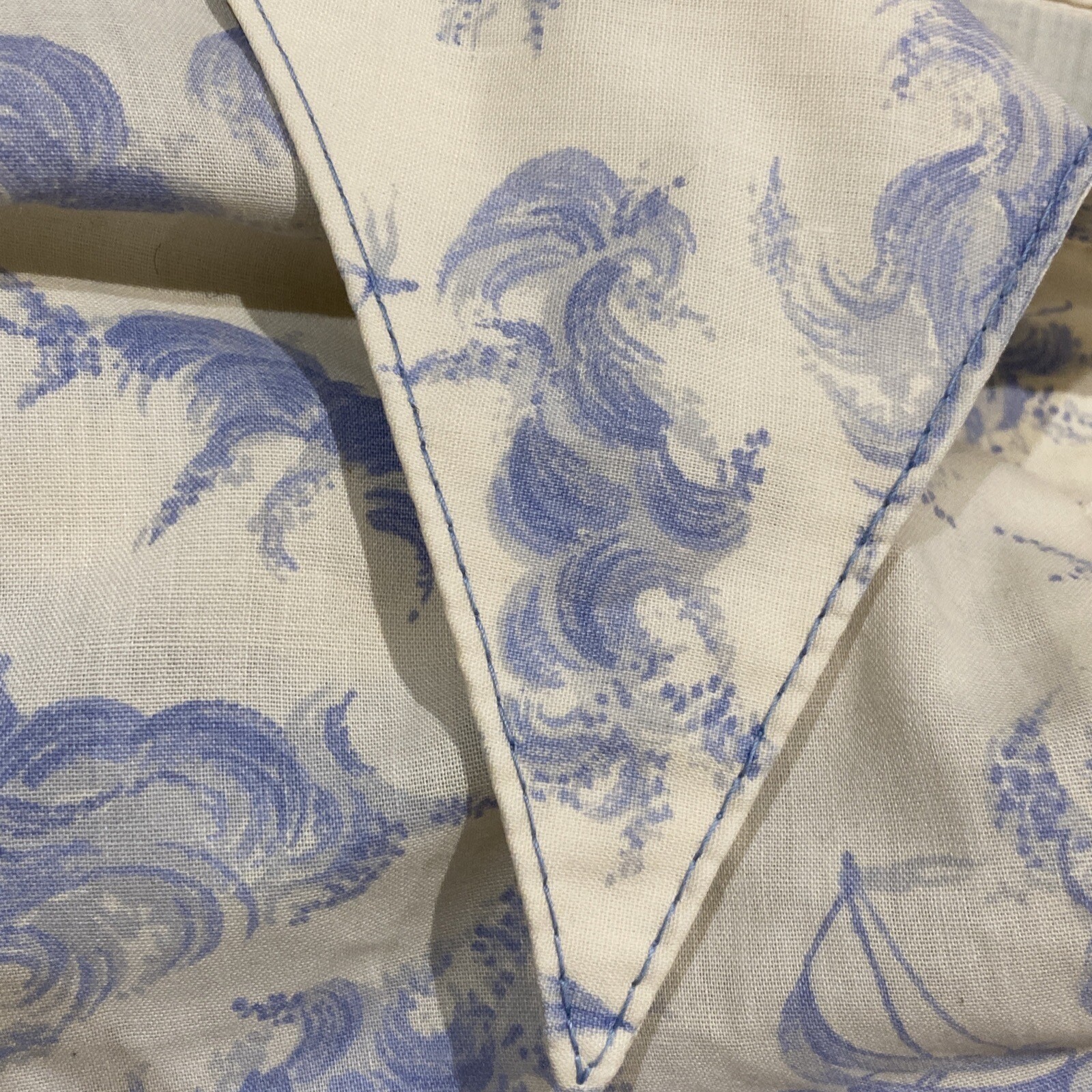 Vintage 1970s Seascape blouse from Beyond Retro, 21" armpit to armpit 8