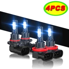For MAZDA 3 2010-2013 4X 6000K White LED Headlight Bulbs High & Low Beam Combo