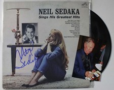 Neil Sedaka Signed Autographed "Sings His Greatest Hits" Vintage Record Album Neil Sedaka Signed Autographed "Sings His Greatest Hits" Vintage Record Album
