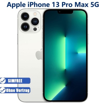Versiegelt Neu Apple iPhone 13 ProMax Smartphone 128/256GB - Ohne Vertrag Silber