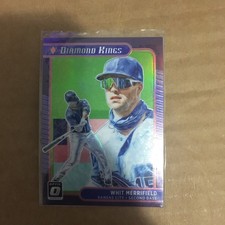 2021 Donruss Optic Whit Merrifield 9 Lime Green Kansas City Royals