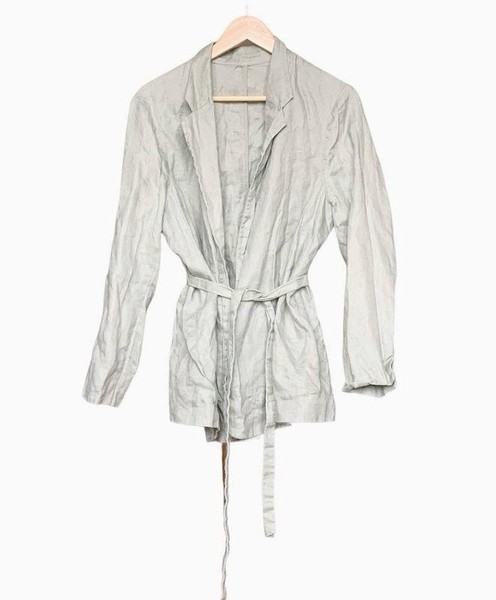 Women Mango Blazer Beige Linen 38 / M / 46