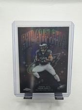 2025 Topps Chrome Saquon Barkley #ACT-3 All Chrome Team Refractor Eagles
