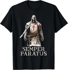 NEW LIMITED Catholic Knight Templar Crusader Cross Design Best Tee T-Shirt S-3XL