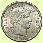 1916 Barber Silver Dime 10C | About Uncirculated - Sharp   *468