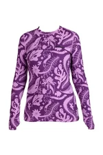 Airblaster Base Layer Top Women's Shirt, Blackberry Earth Life, Large