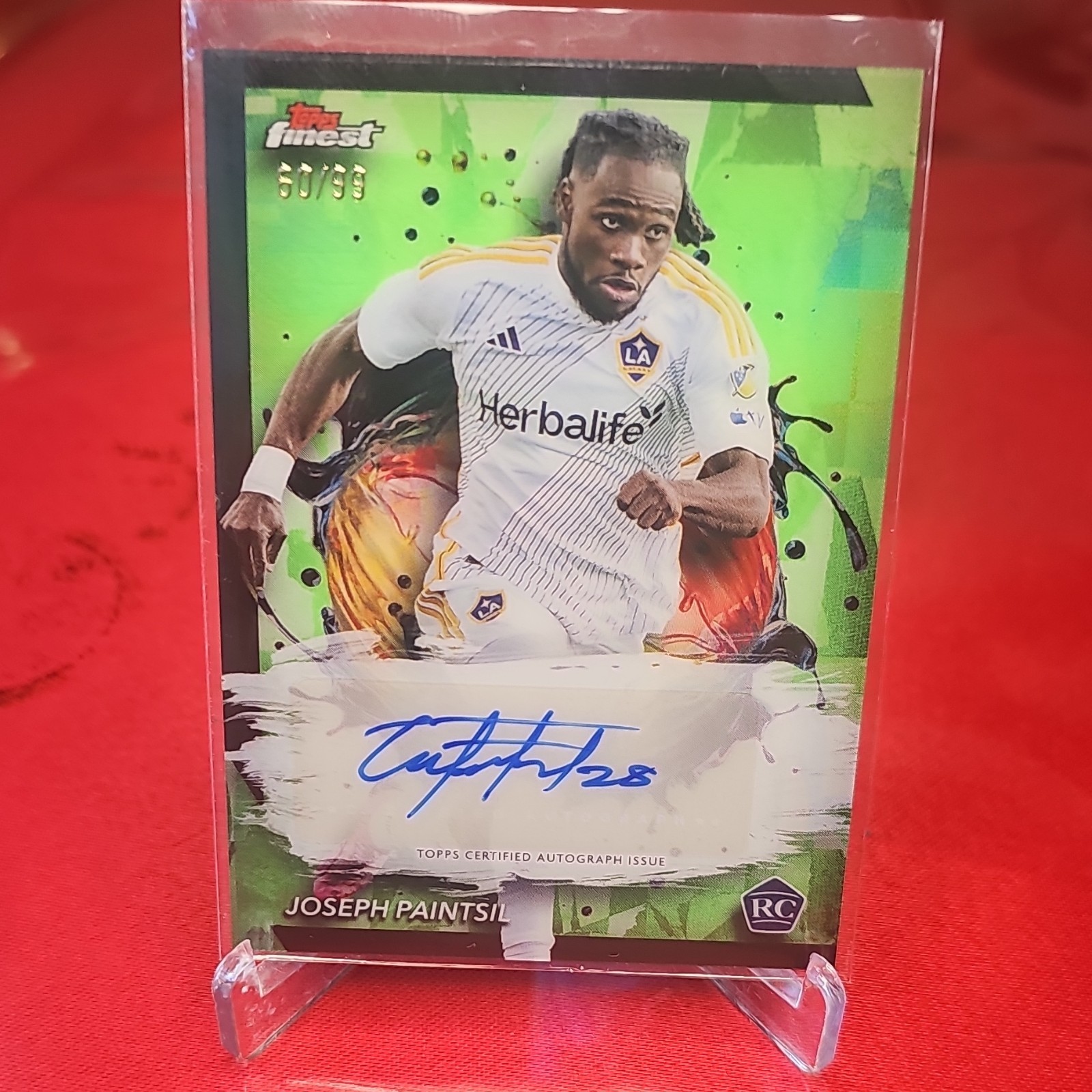 Paintsil RC /50, /90 Auto, Cabral RC /199 (3) Card LOT LA GALAXY 2024, 2022 MLS view 3