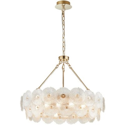 Artcraft Lighting AC11962BR Bloom LED 31.5 inch Brass Chandelier Ceiling Light