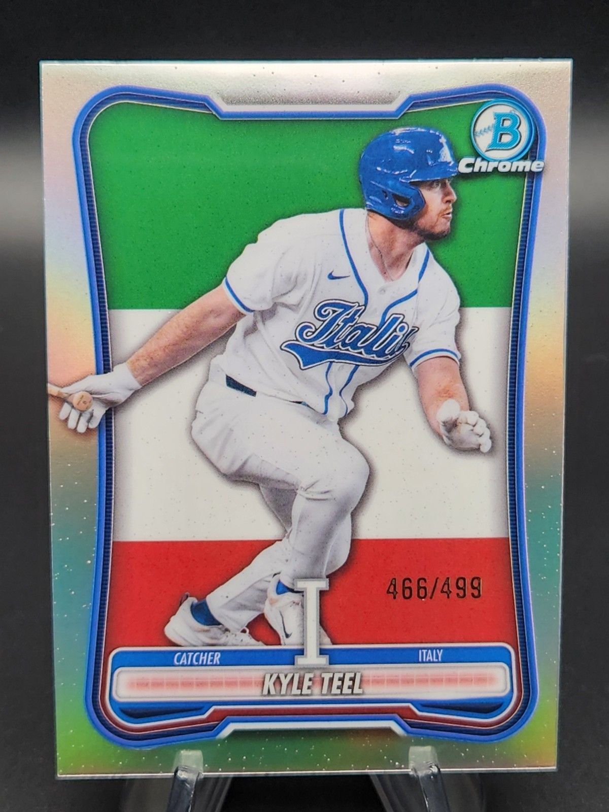 Kyle Teel 2026 Bowman Chrome Italy Refractor 466/499