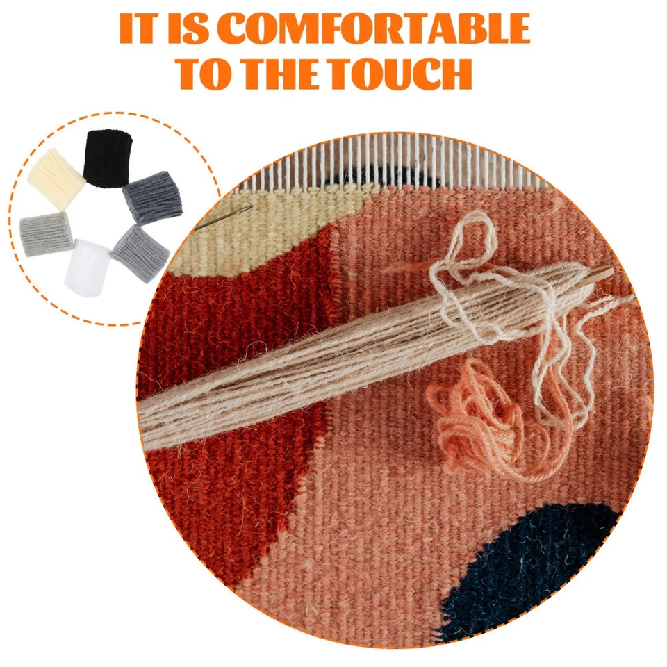 12 Pcs DIY Teppichgarn Teppichstickerei Handgefertigtes Handwerk -Häkelgarn - Bild 4 von 4