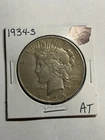 1934 S Peace Silver Dollar VF Tough Date