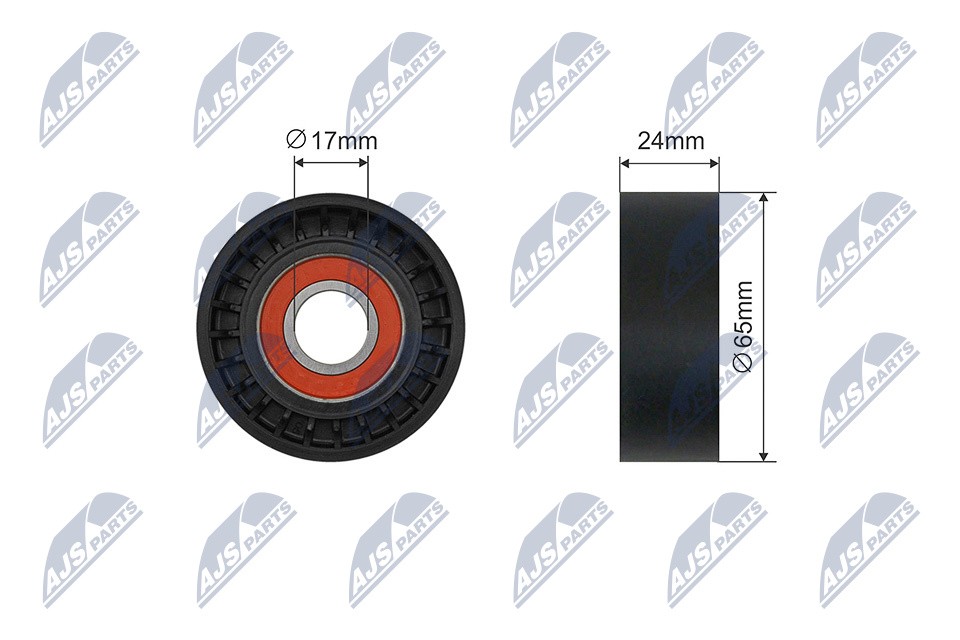 TENSIONER PULLEY VRIBBED BELT RNK-VV-019 FOR VOLVO V60/II/Cross/Country V40 2.0L - Image 15