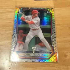 2026 Bowman Chrome Reptilian Matthew Ferrara #BCP-110 Phillies