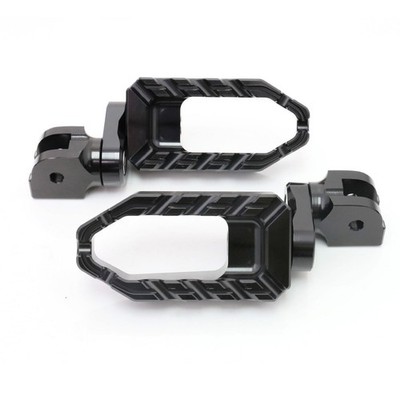 Buzz Titanium 40mm Lower Front Rider Foot Pegs For Suzuki Gladius SFV 650 09-16