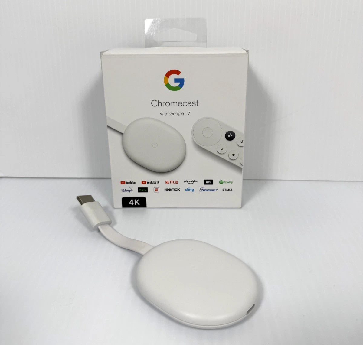 Google Chromecast with Google TV White 2160p Google Assistant