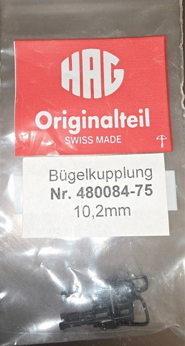 HAG 480084-75 Bügelkupplung kurz 10.2mm (2St) | Zustand: Neu