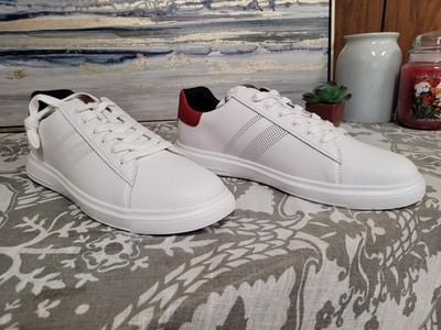 Ben Sherman Hardie Trainer Mens White Red Size 12M