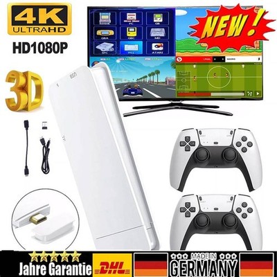 M15 20000+4K HDMI TV Video Game Stick Retro Gaming-Console 2 Wireless Controller