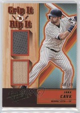 2019 Panini Leather & Lumber Grip It-N-Rip It Gold 38/49 Jake Cave #GNR-JC 10k8
